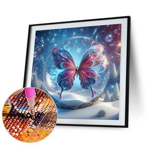 Fantasy Butterfly 30*30CM(Canvas) Full Round Drill Diamond Painting