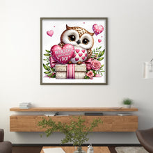 Load image into Gallery viewer, Love Owl - 40*40CM 11CT Stamped Cross Stitch
