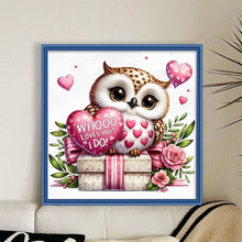 Load image into Gallery viewer, Love Owl - 40*40CM 11CT Stamped Cross Stitch
