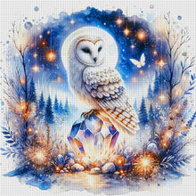 Load image into Gallery viewer, Owl At Night - 40*40CM 11CT Stamped Cross Stitch
