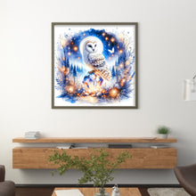 Load image into Gallery viewer, Owl At Night - 40*40CM 11CT Stamped Cross Stitch
