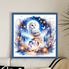 Load image into Gallery viewer, Owl At Night - 40*40CM 11CT Stamped Cross Stitch
