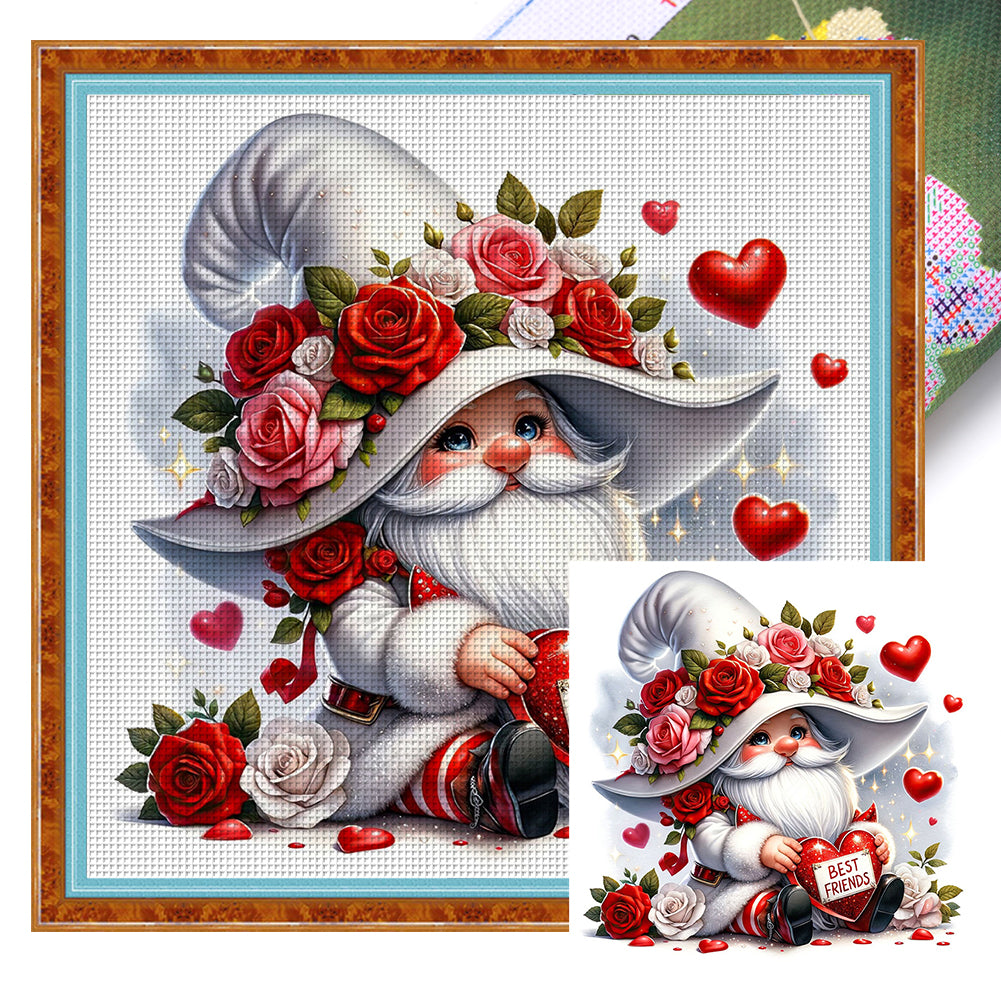 Caring Goblin - 40*40CM 11CT Stamped Cross Stitch