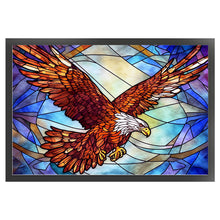 Load image into Gallery viewer, Glass Painting-Eagle - 60*40CM 11CT Stamped Cross Stitch
