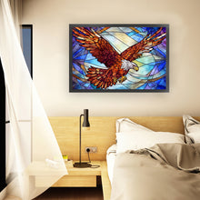 Load image into Gallery viewer, Glass Painting-Eagle - 60*40CM 11CT Stamped Cross Stitch
