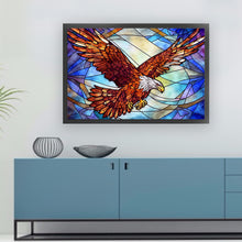 Load image into Gallery viewer, Glass Painting-Eagle - 60*40CM 11CT Stamped Cross Stitch
