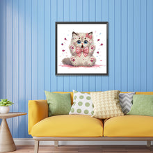 Load image into Gallery viewer, Surprised Cat 30*30CM(Canvas) Partial Special Shaped Drill Diamond Painting
