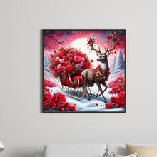 Load image into Gallery viewer, Rose Elk 30*30CM(Canvas) Full Round Drill Diamond Painting
