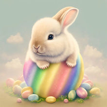 Load image into Gallery viewer, Easter Bunny 30*30CM(Canvas) Full Round Drill Diamond Painting
