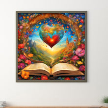 Load image into Gallery viewer, Love And Books 30*30CM(Canvas) Full Round Drill Diamond Painting
