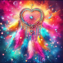 Load image into Gallery viewer, Love Dream Catcher 30*30CM(Canvas) Full Round Drill Diamond Painting
