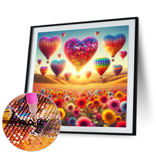 Load image into Gallery viewer, Love Hot Air Balloon 30*30CM(Canvas) Full Round Drill Diamond Painting
