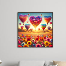 Load image into Gallery viewer, Love Hot Air Balloon 30*30CM(Canvas) Full Round Drill Diamond Painting
