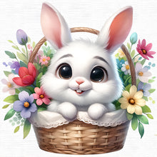 Load image into Gallery viewer, Easter Bunny 30*30CM(Canvas) Full Round Drill Diamond Painting
