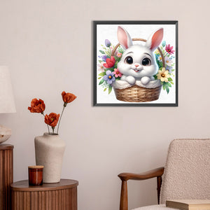 Easter Bunny 30*30CM(Canvas) Full Round Drill Diamond Painting