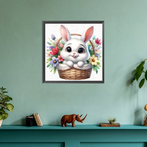 Easter Bunny 30*30CM(Canvas) Full Round Drill Diamond Painting