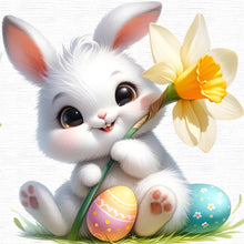 Load image into Gallery viewer, Easter Bunny 30*30CM(Canvas) Full Round Drill Diamond Painting
