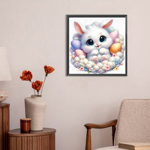 Easter Bunny 30*30CM(Canvas) Full Round Drill Diamond Painting