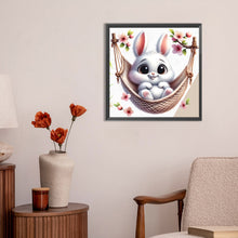 Load image into Gallery viewer, Easter Bunny 30*30CM(Canvas) Full Round Drill Diamond Painting
