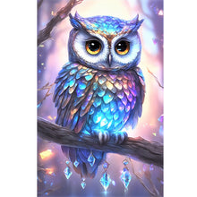 Load image into Gallery viewer, Fantasy Owl 40*60CM(Canvas) Full Round Drill Diamond Painting
