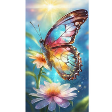 Load image into Gallery viewer, Colorful Butterfly 40*70CM(Canvas) Full Round Drill Diamond Painting
