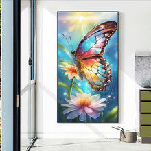 Load image into Gallery viewer, Colorful Butterfly 40*70CM(Canvas) Full Round Drill Diamond Painting
