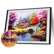 Load image into Gallery viewer, Woods House 40*30CM(Canvas) Full Round Drill Diamond Painting
