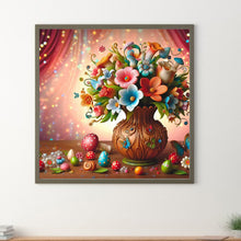 Load image into Gallery viewer, Colorful Flowers In Vase 30*30CM(Canvas) Full Round Drill Diamond Painting
