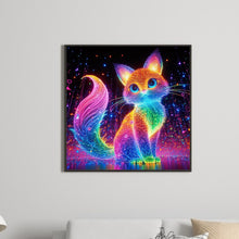 Load image into Gallery viewer, Rainbow Fox 30*30CM(Canvas) Full Round Drill Diamond Painting
