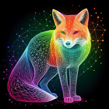 Load image into Gallery viewer, Rainbow Fox 30*30CM(Canvas) Full Round Drill Diamond Painting
