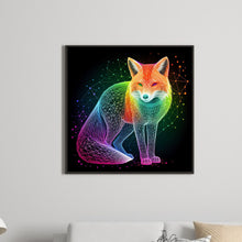 Load image into Gallery viewer, Rainbow Fox 30*30CM(Canvas) Full Round Drill Diamond Painting
