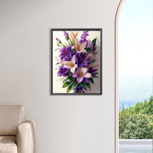 Load image into Gallery viewer, Purple Lily 30*40CM(Canvas) Full Square Drill Diamond Painting
