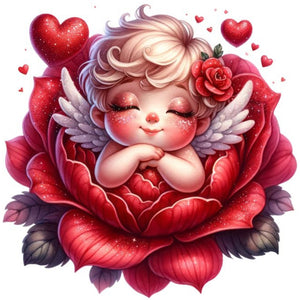 Angel Baby 30*30CM(Canvas) Full Round Drill Diamond Painting