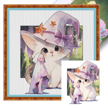 Load image into Gallery viewer, Cat - 50*50CM 11CT Stamped Cross Stitch
