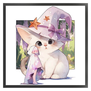 Cat - 50*50CM 11CT Stamped Cross Stitch