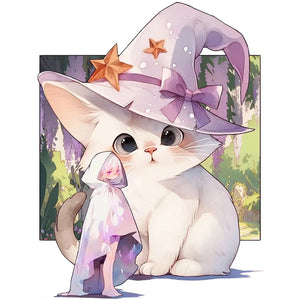 Cat - 50*50CM 11CT Stamped Cross Stitch