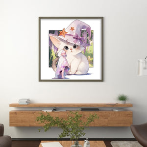 Cat - 50*50CM 11CT Stamped Cross Stitch