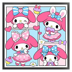 Cartoon - 50*50CM 11CT Stamped Cross Stitch