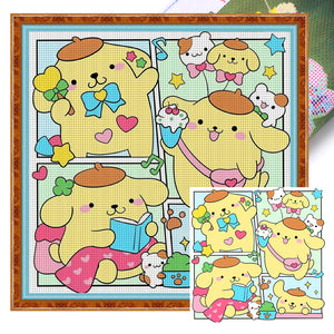 Cartoon - 50*50CM 11CT Stamped Cross Stitch