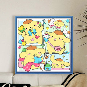 Cartoon - 50*50CM 11CT Stamped Cross Stitch