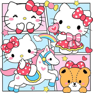 Cartoon - 50*50CM 11CT Stamped Cross Stitch