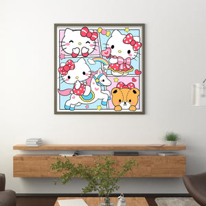 Cartoon - 50*50CM 11CT Stamped Cross Stitch