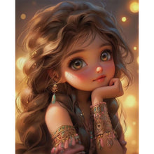 Load image into Gallery viewer, Big Eyed Girl - 40*50CM 11CT Counted Cross Stitch
