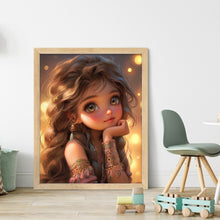 Load image into Gallery viewer, Big Eyed Girl - 40*50CM 11CT Counted Cross Stitch
