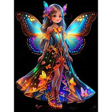 Load image into Gallery viewer, Little Butterfly Fairy 30*40CM(Canvas) Full Round Drill Diamond Painting
