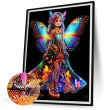 Load image into Gallery viewer, Little Butterfly Fairy 30*40CM(Canvas) Full Round Drill Diamond Painting
