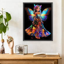 Load image into Gallery viewer, Little Butterfly Fairy 30*40CM(Canvas) Full Round Drill Diamond Painting
