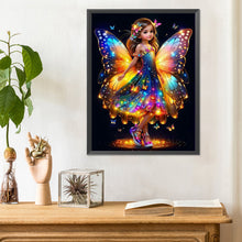 Load image into Gallery viewer, Little Butterfly Fairy 30*40CM(Canvas) Full Round Drill Diamond Painting
