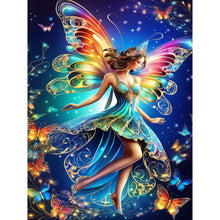 Load image into Gallery viewer, Butterfly Fairy 30*40CM(Canvas) Full Round Drill Diamond Painting
