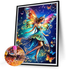 Load image into Gallery viewer, Butterfly Fairy 30*40CM(Canvas) Full Round Drill Diamond Painting
